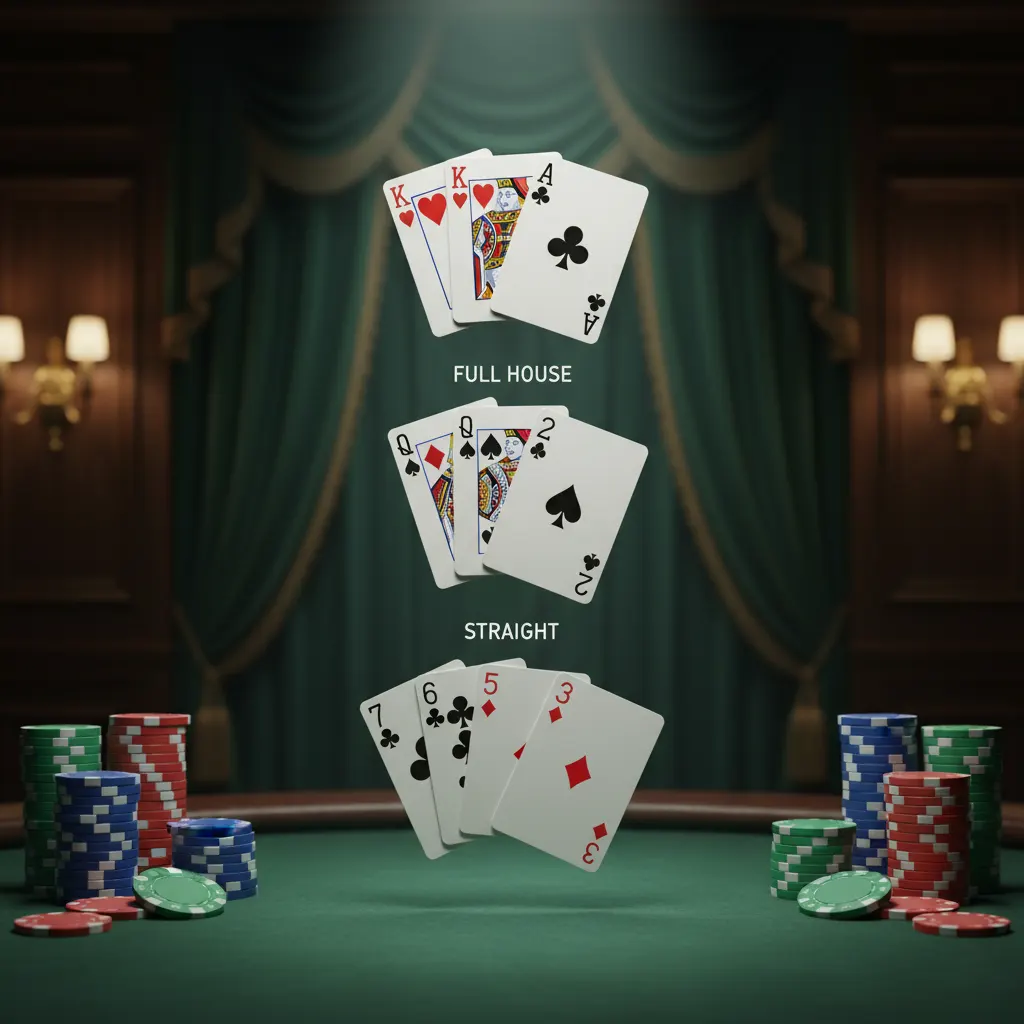 Full House vs Flush vs Straight