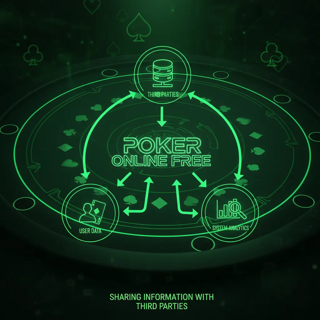 การแบ่งปันข้อมูลกับบุคคลที่สามในระบบ POKER ONLINE FREE