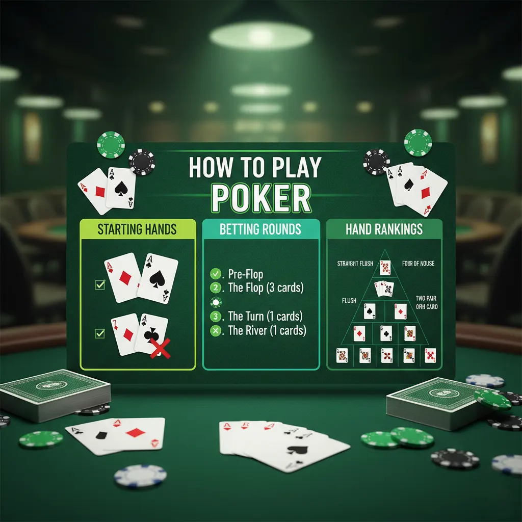 คำถามที่พบบ่อยเกี่ยวกับวิธีเล่นโป๊กเกอร์