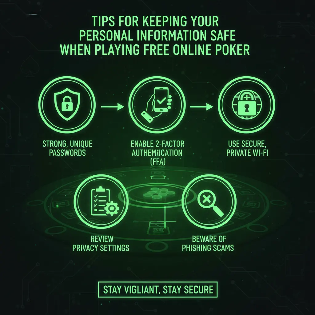 คำแนะนำในการรักษาความปลอดภัยข้อมูลส่วนตัวเมื่อเล่น POKER ONLINE FREE