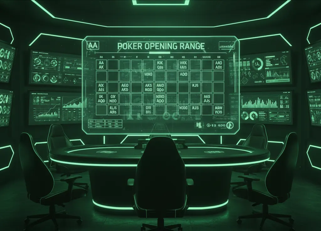 ตาราง Poker Opening Range