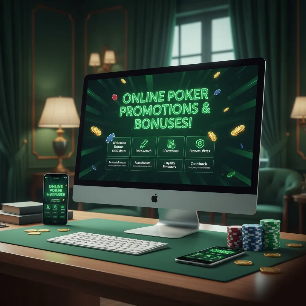 โปรโมชั่นและโบนัส Poker Online